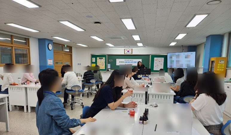 초등학교 교사 힐링 활동 현장